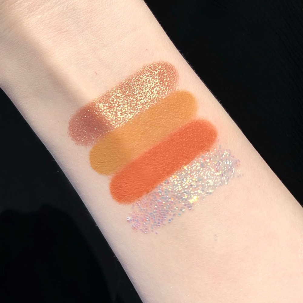 (Hàng Mới Về) Bảng Phấn Mắt Dikalu 4 Màu Tông Bí Ngô Đỏ Rượu Vang | BigBuy360 - bigbuy360.vn