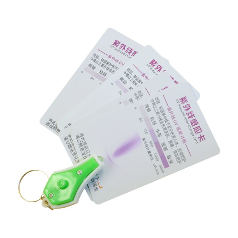Set 10 Thẻ Kiểm Tra Ánh Nắng Mặt Trời UV Cho Bò Sát