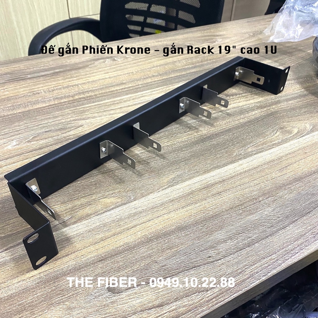 Đế gắn phiến Krone gắn Rack 19" cao 1U