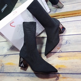 🎁 TẶNG QUÀ 🎁 Boots đế vuông 