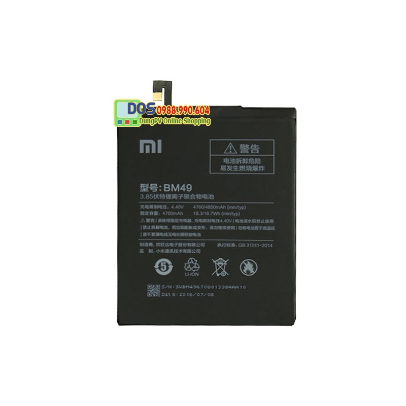 Thay pin xiaomi mi max chính hãng BM49