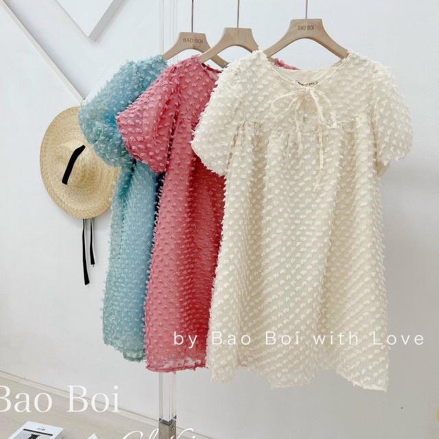 Đầm babydoll - Váy babydoll tiểu thư váy dáng rộng sang chảnh dạo phố, đi tiệc_139