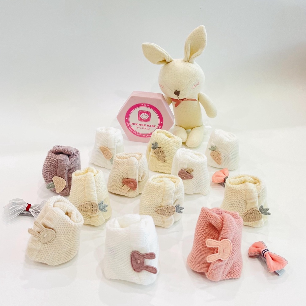 Set 3 tất lưới cho bé - Tất lưới nhiều màu cực xinh phối hình ngộ nghĩnh chính hãng Nemo Baby cho bé 0- 12 tháng