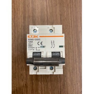 Cầu dao cb dc 125a 2p 550v etek