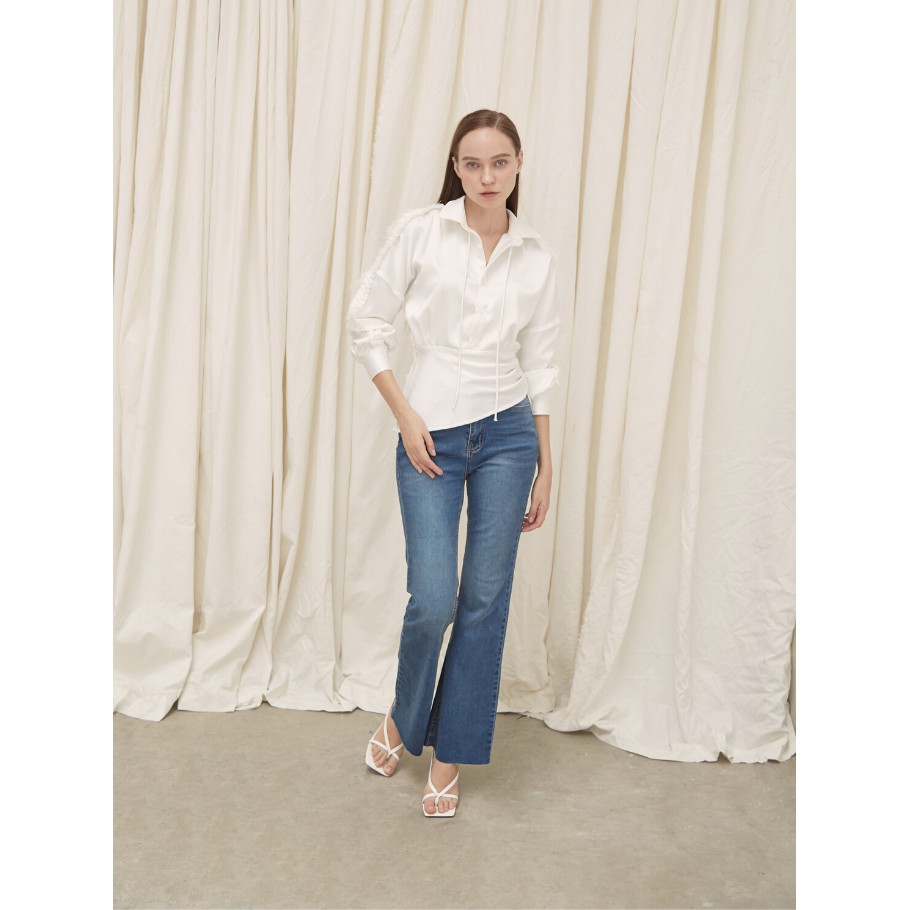 COCO SIN - Áo Sơ Mi Lụa Xé Tưa | BigBuy360 - bigbuy360.vn