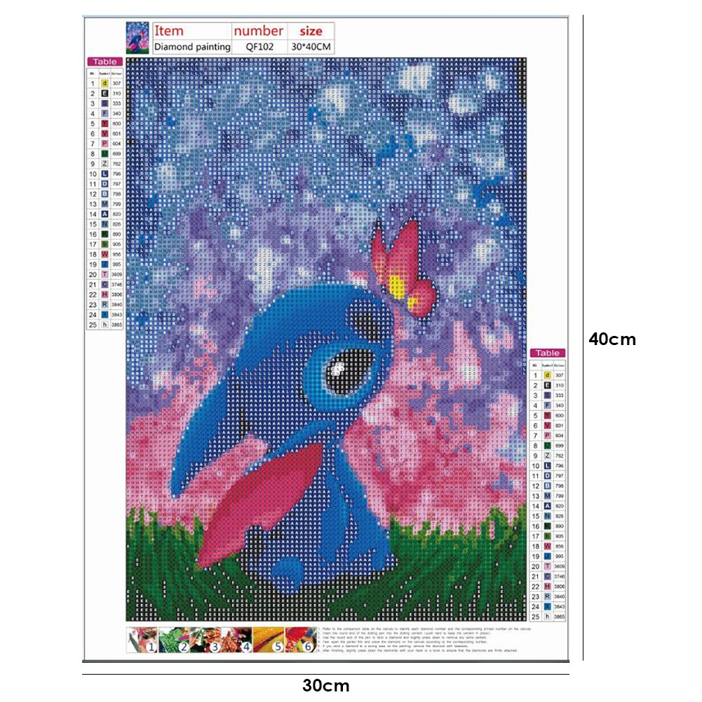 Bộ Tranh Đính Trang Trí Hình Nhân Vật Hoạt Hình 5d Diy