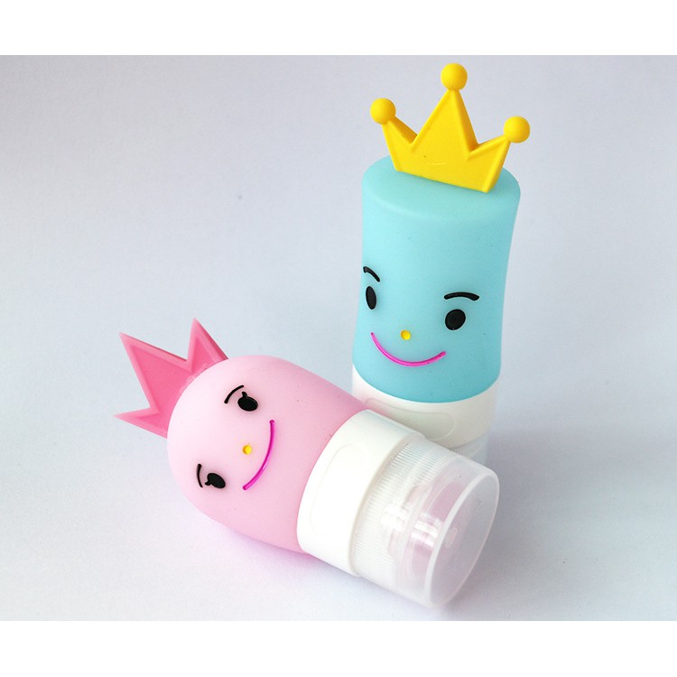 Lọ chiết mỹ phẩm Silicon Prince &amp; Princess 40ml