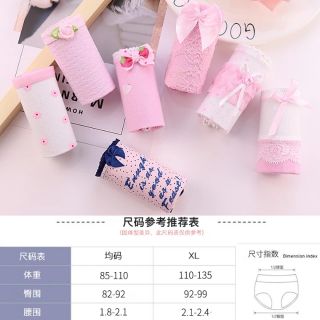 Set 7 quần chip cotton cực xinh