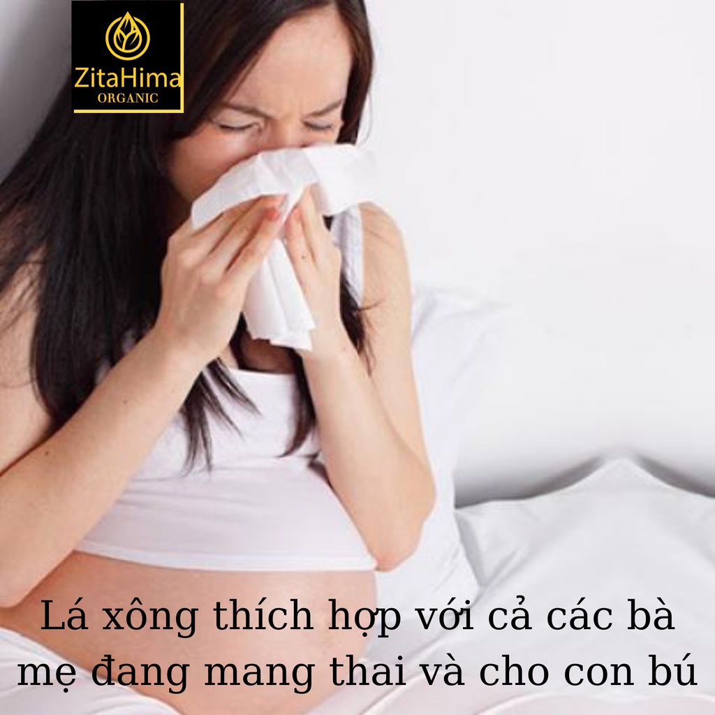 Lá Xông Giải Cảm, Thải Độc, Đẹp Da ZitaHima - Thảo dược thiên nhiên