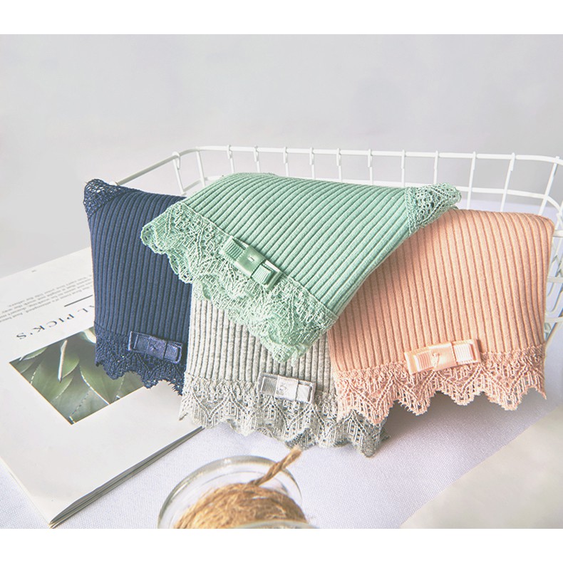 [ĐƯỢC CHỌN 9 MÀU] Quần chip lót nữ kháng khuẩn cotton gân tăm nơ ren thun lạnh dễ thương sexy gợi cảm rẻ đẹp YLY02 | BigBuy360 - bigbuy360.vn