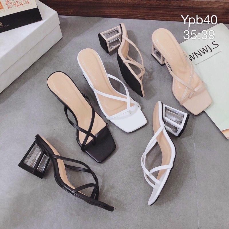 Guốc xỏ ngón cao 5 phân.