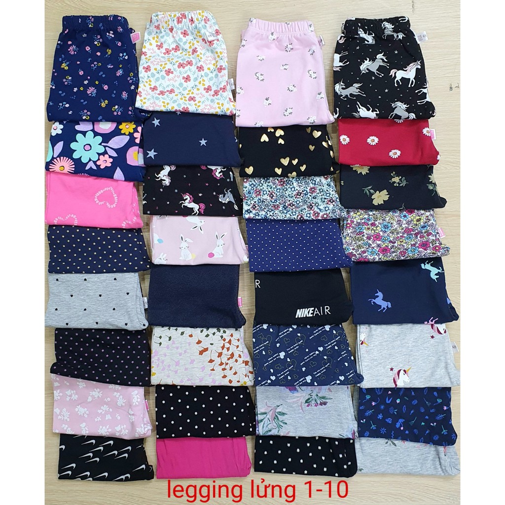 QUẦN NGỐ COTTON LÊN TỪ VẢI XUẤT DƯ BÉ GÁI 10 - 27KG
