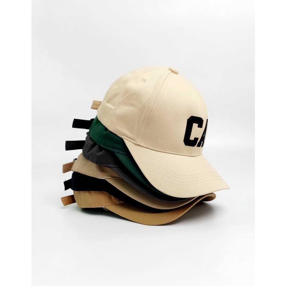 Mũ lưỡi trai nón kết phong cách Uninsex Hàn Quốc dễ phối đồ với hình thêu CA AQ STORE