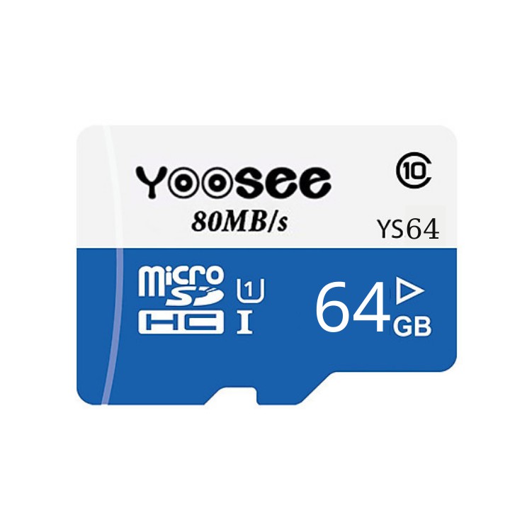 ( Bảo Hành 2 Năm), Thẻ nhớ Yoosee 128GB , 64GB , 32Gb, Class10 Tự lưu tự xóa - dành cho camera và các thiết bị điện tử