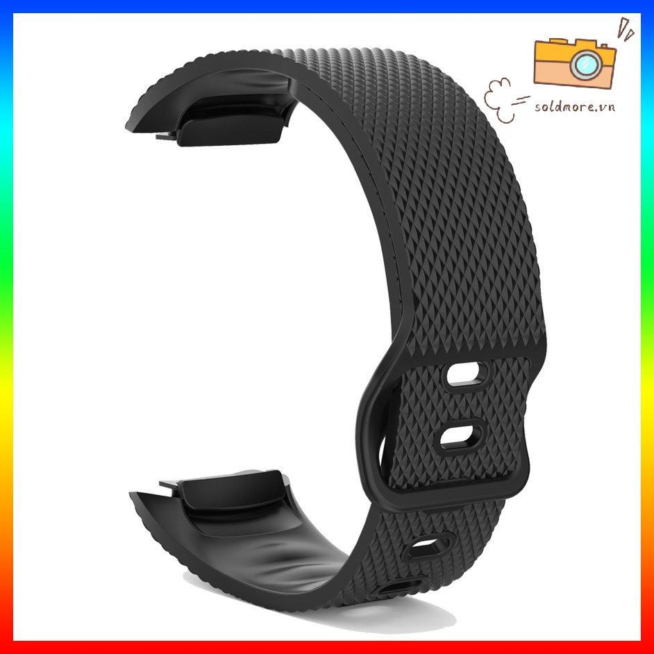 Dây Đeo Thay Thế Chất Liệu Silicon Màu Trơn Cho Samsung Gear Fit2 Pro