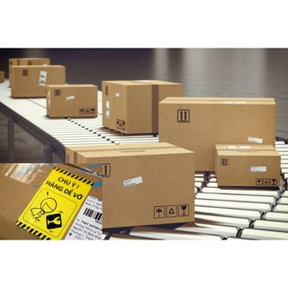 {SIÊU RẺ} COMBO 20 tờ Tem cảnh báo Hàng dễ vỡ KT:9x6cm