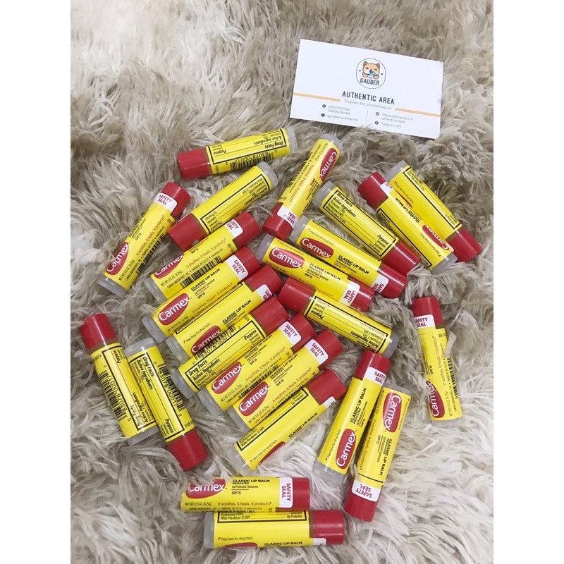 SON DƯỠNG MÔI CARMEX LIP BALM ĐỦ CÁC LOẠI