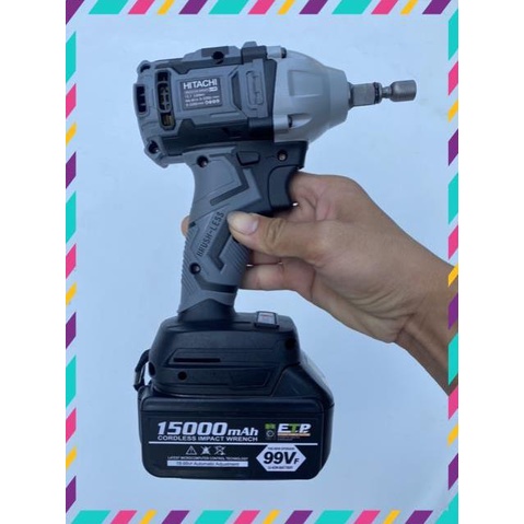 Máy xiết bu lông không than hitachi 199v  . .