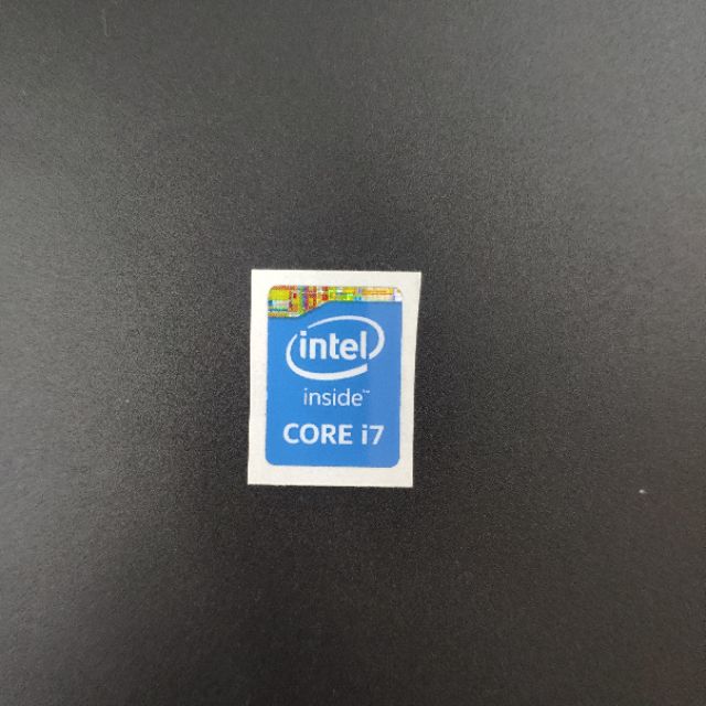 Logo Intel CORE i7 dán trang trí máy tính, laptop