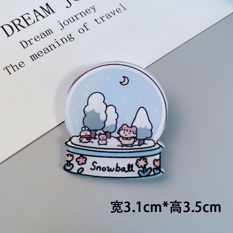 Sticker pin cài áo phụ kiện trang trí túi xách túi vải balo cute NAMIN STORE ST02