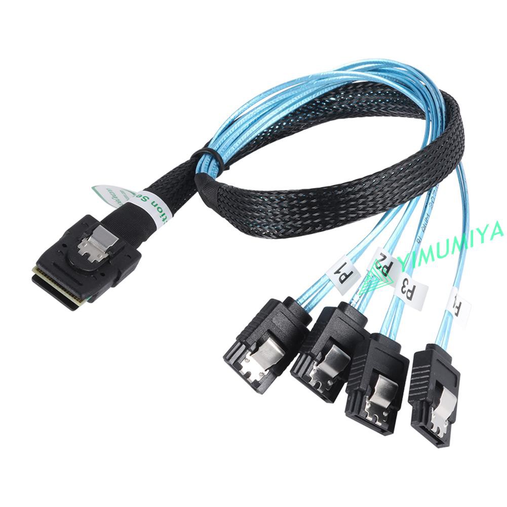 Dây Cáp Chuyển Đổi Sas Sff-8087 36-pin Sang 4 Sata 7pin