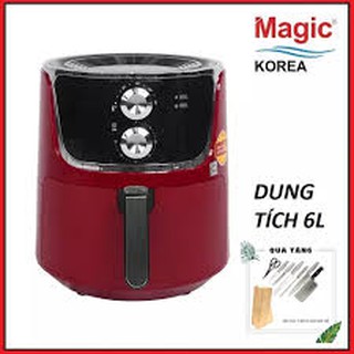 "SỐC "Nồi chiên không dầu Magic Korea A801 6L 1800W bảo hành 12 tháng