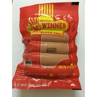 LIÊN HỆ -GIÁ SỈ -XÚC XÍCH CHIÊN WINNER CP500G