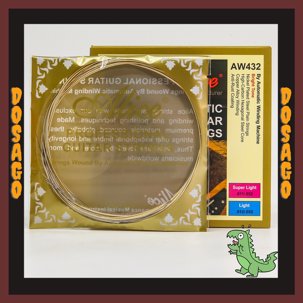 CHÍNH HÃNG - Dây đàn Alice AW432 Acoustic 432