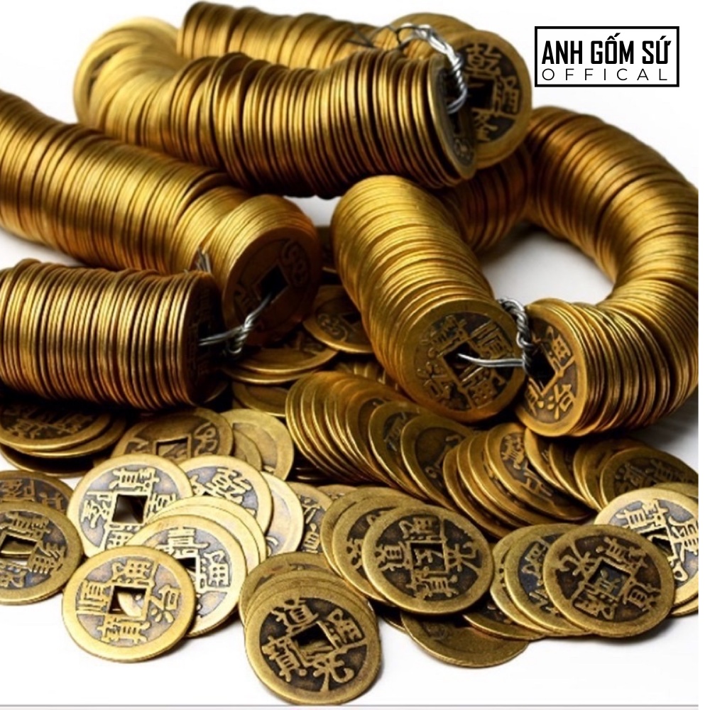[Xu đã thanh tẩy] Đồng xu Vật phẩm Phong Thủy
