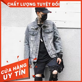 Áo khoác bò nam 2022 xuất dư