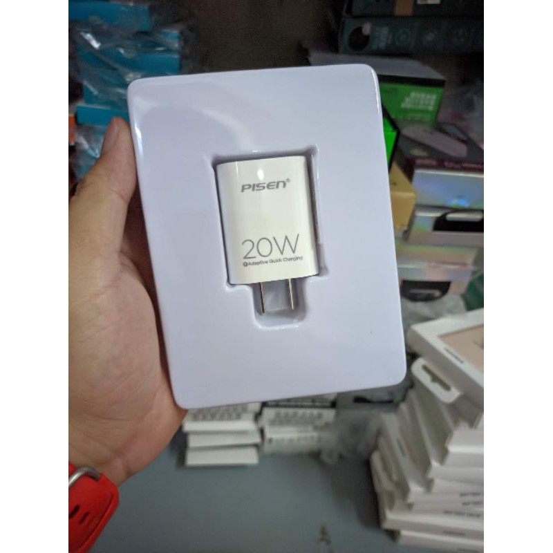 Sạc Pisen Quick TS-C135 hỗ trợ sạc nhanh PD 20W - Bảo Hành 12 Tháng