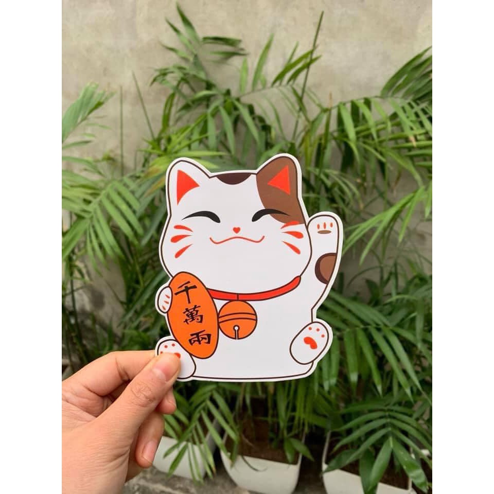 Bao Lì Xì Tết Chibi Giấy Bìa Cứng Bóng, Hình Thú Dễ Thương