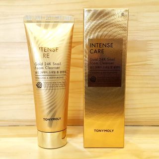 Sữa rửa mặt Tonymoly Intense care gold 24k snail foam cleanser