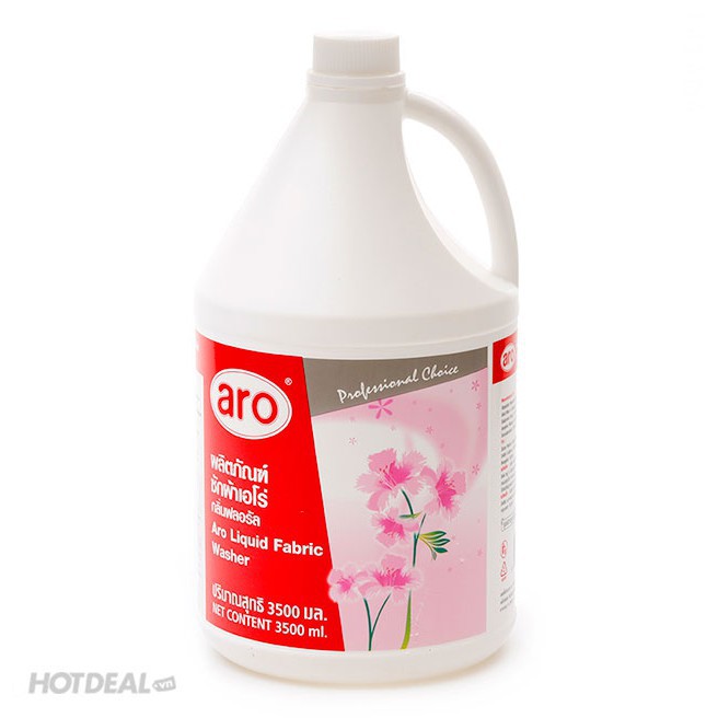 [CHÍNH HÃNG]NƯỚC GIẶT XẢ 2 TRONG 1 ARO THÁI LAN 3500ML HƯƠNG THƠM HOA ANH ĐÀO