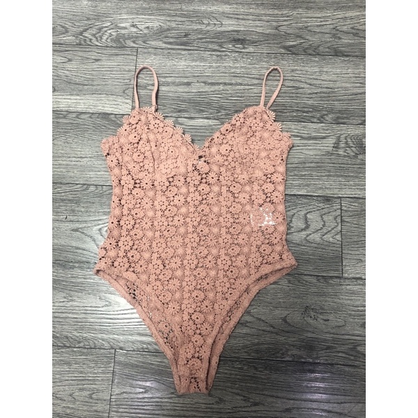 Áo Bodysuit 2 Dây Nữ Áo Liền Thân Ren Hoa Sexy Gợi Cảm - LITTLE KOREA