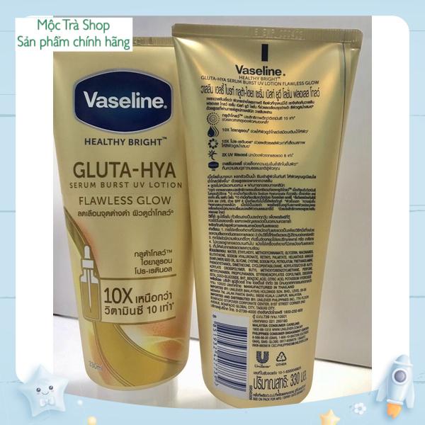 [Chính Hãng] [Mẫu mới 2021] Kem dưỡng da VASELINE 10X SERUM GLUTA - HYA  320ml Thái Lan  - moctra251219