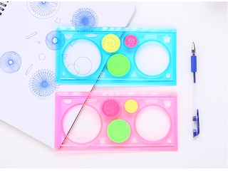 Multi-Purpose Geometric Ruler Set for Kids