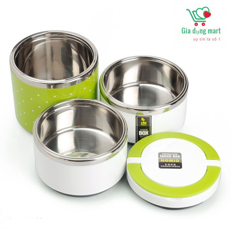 Cặp lồng cơm giữ nhiệt 3 tầng