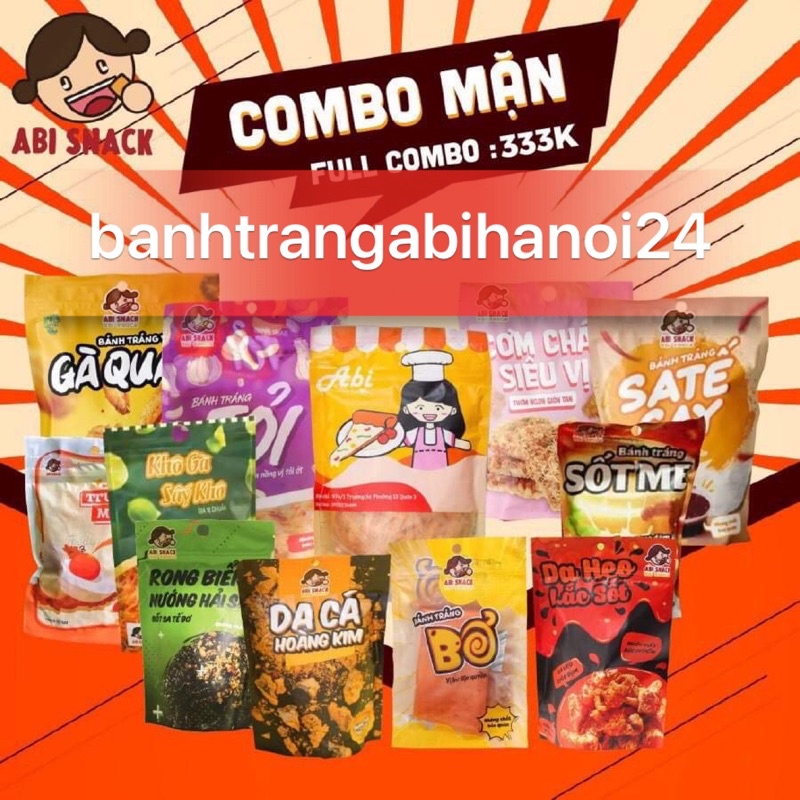 COMBO ABISNACK 13 vị