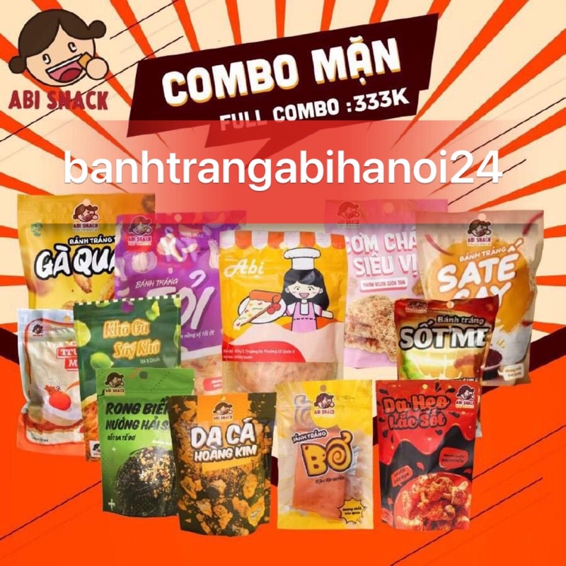 COMBO ABISNACK 13 vị