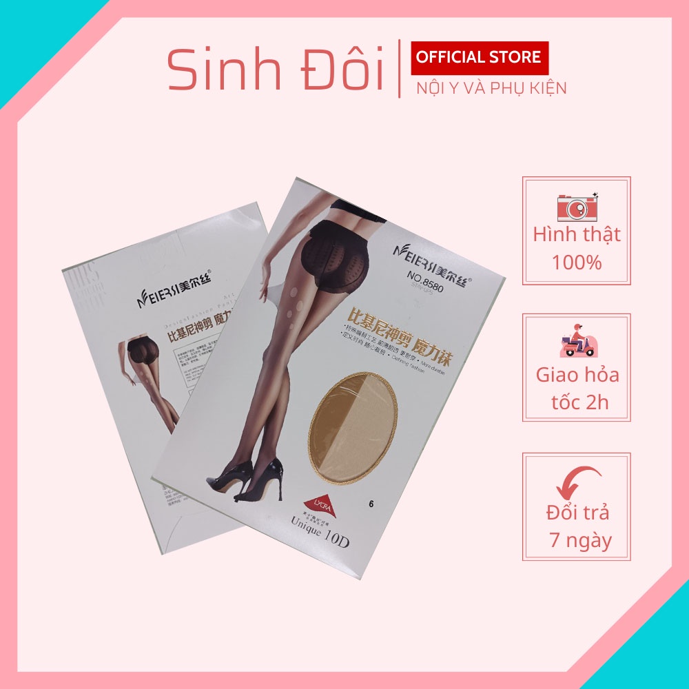 Quần tất vớ da nữ siêu dai cao cấp Meiersi 8580 loại 1 chống rách che khuyết điểm siêu co giãn freesize dưới 70kg