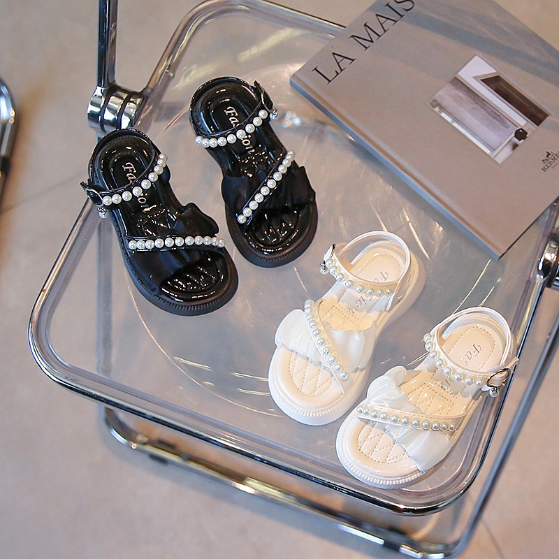 Giày Sandal Công Chúa Thời Trang Hàn Quốc Đáng Yêu Dành Cho Bé Gái 3-16 Tuổi