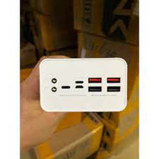 💞 Pin/Sạc Dự Phòng 💞 30000Mah-40000mah-50000mah WP-169 4 Cổng Sạc Cùng 4 Thiết Bị - Tích Hợp Led - Đèn Pin Bảo Hành 6T