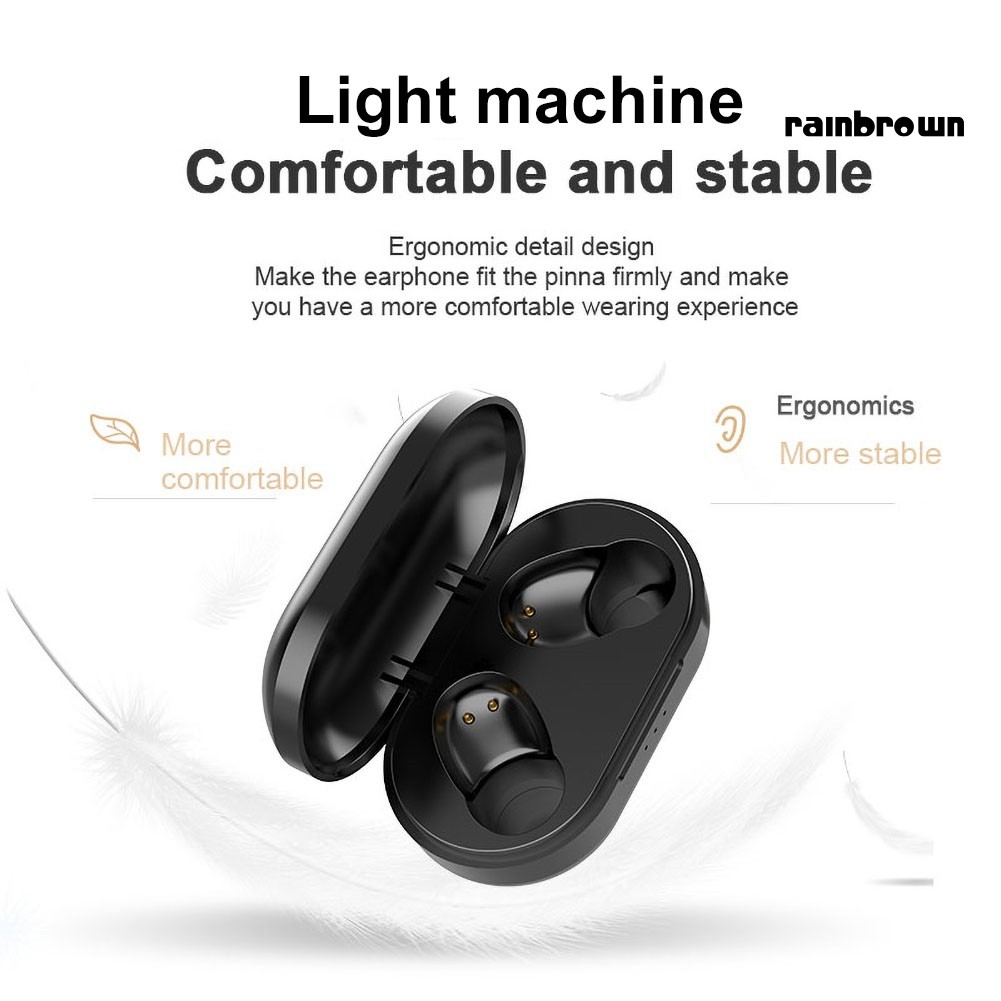 XIAOMI Tai Nghe Chống Nước Rej / Y06 Kết Nối Bluetooth 5.0 Và Phụ Kiện