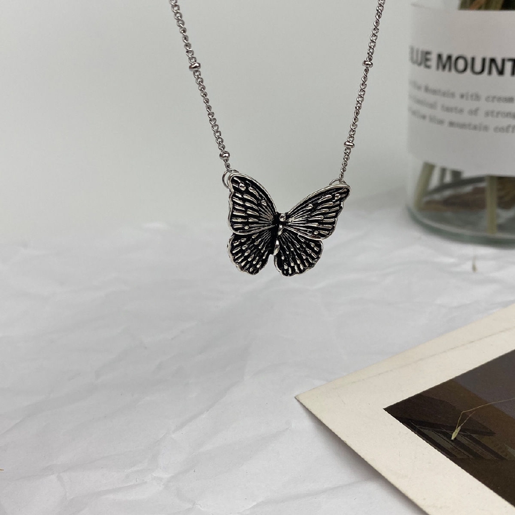 Vòng Cổ choker Mặt Hình Bướm Phong Cách Hàn Quốc Cá Tính 22472