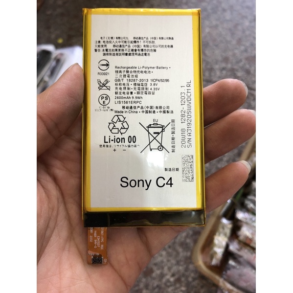 Pin Sony C4 LIS1561RPC dung lượng pin 2600mAh mới cứng có bảo hành