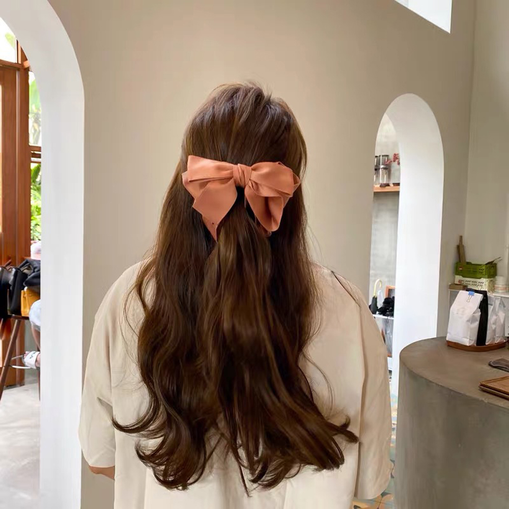Kẹp Tóc Nữ Hình Nơ Đáng Yêu Nhiều Màu Sắc Sau2Life
