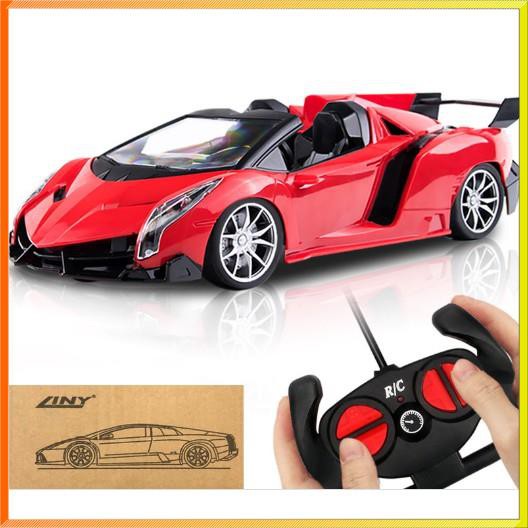 Xe ô tô thể thao điều khiển từ xa RC sport car siêu tốc độ có đèn led - hàng loại 1 có kèm sạc pin