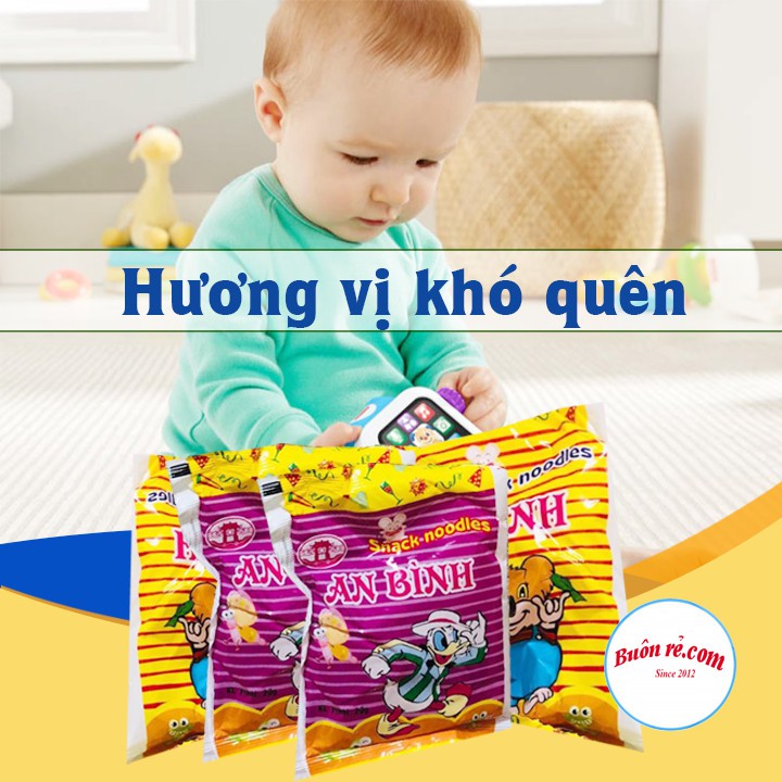 Sỉ 100 Gói Mì Tôm Trẻ Em An Bình Hương Vị Thơm Ngon 00003