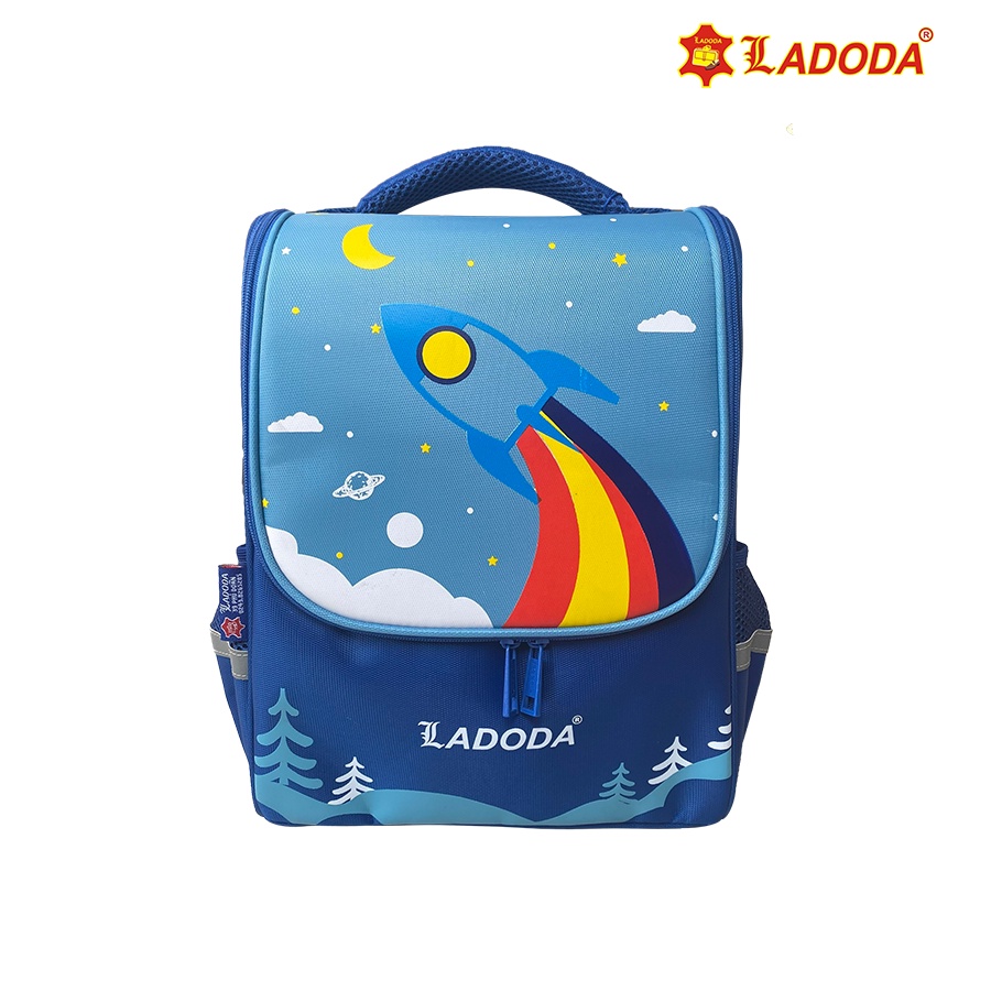 Ba lô cho bé mẫu giáo nhiều hình họa tiết đáng yêu Ladoda BL74.